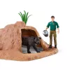 Zoo schleich WILD LIFE Σταθμός περιπέτειας Ranger Πολύχρωμο 3-8 ετών