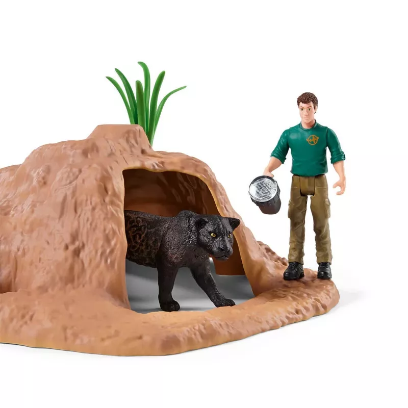 Zoo schleich WILD LIFE Σταθμός περιπέτειας Ranger Πολύχρωμο 3-8 ετών