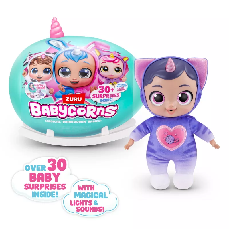 Babycorns Διαδραστική Κούκλα Μωρό Σειρά 1 Μεγάλη ZURU