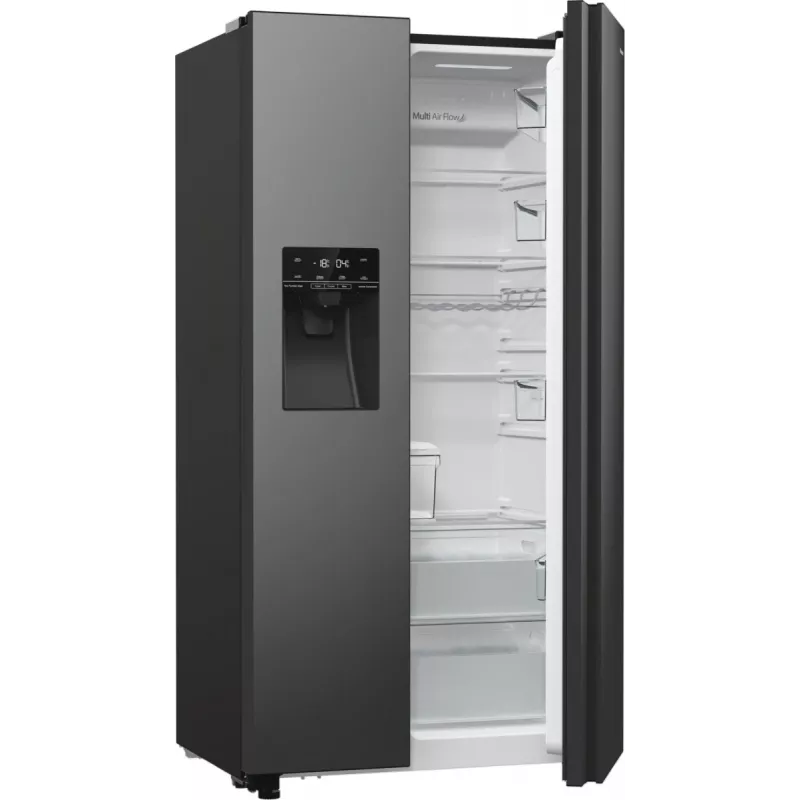 Hisense RS5P535NTFE Side-by-Side ψυγείο Ελεύθερο 566 L Μαύρο