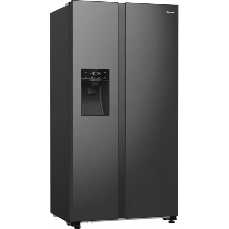 Hisense RS5P535NTFE Side-by-Side ψυγείο Ελεύθερο 566 L Μαύρο