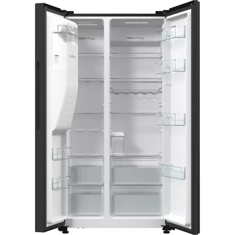 Hisense RS5P535NTFE Side-by-Side ψυγείο Ελεύθερο 566 L Μαύρο