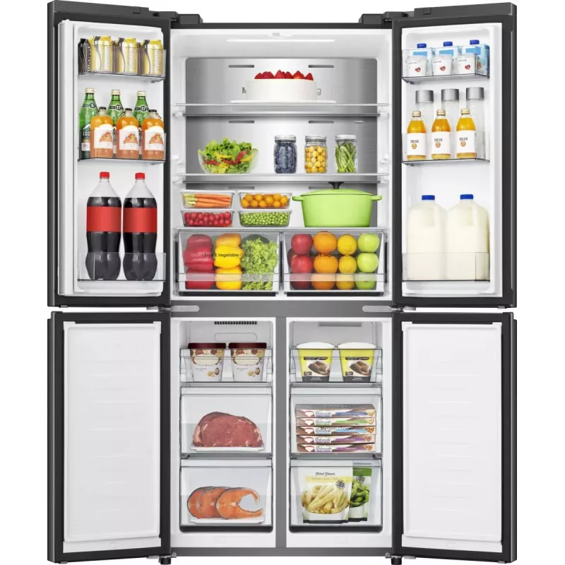 Hisense RQ5P470SAFD ελεύθερο 483 L μαύρο, ανοξείδωτο ατσάλι