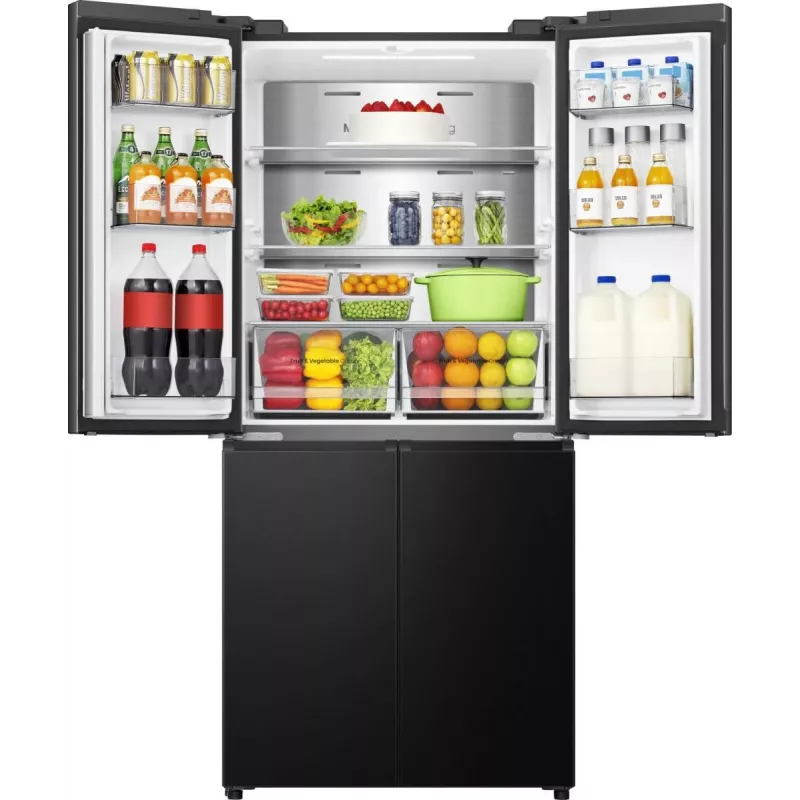 Hisense RQ5P470SAFD ελεύθερο 483 L μαύρο, ανοξείδωτο ατσάλι