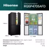 Hisense RQ5P470SAFD ελεύθερο 483 L μαύρο, ανοξείδωτο ατσάλι