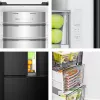 Hisense RQ5P470SAFD ελεύθερο 483 L μαύρο, ανοξείδωτο ατσάλι