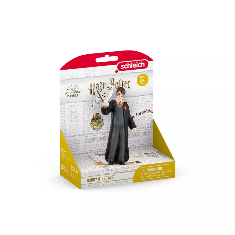 Φιγούρα Schleich Harry Potter & Hedwig πολύχρωμο 42633 συνιστώμενη ηλικία 6+
