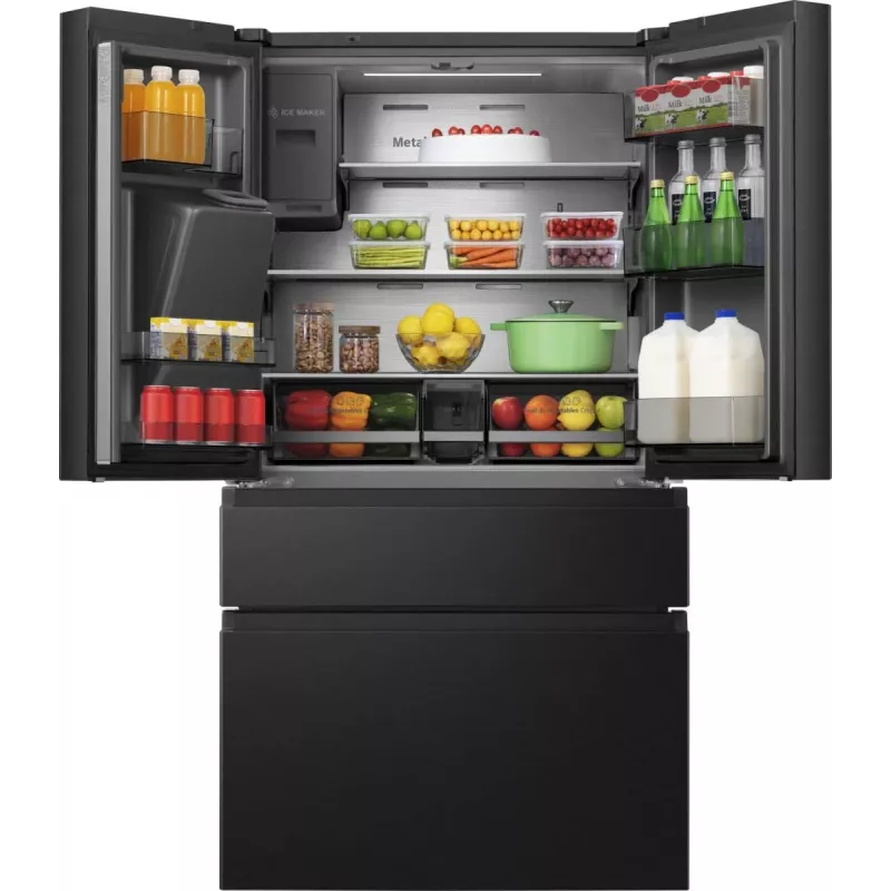 Hisense RF728N4SBFE side-by-side ψυγείο ελεύθερο 560 L μαύρο