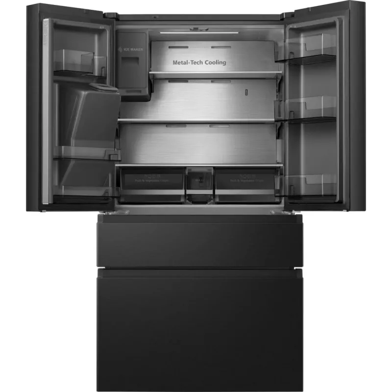 Hisense RF728N4SBFE side-by-side ψυγείο ελεύθερο 560 L μαύρο