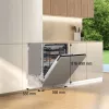 Gorenje GV663A66 πλήρως ενσωματώσιμο 16 σερβίτσια