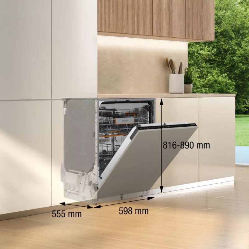Gorenje GV663A66 πλήρως ενσωματώσιμο 16 σερβίτσια