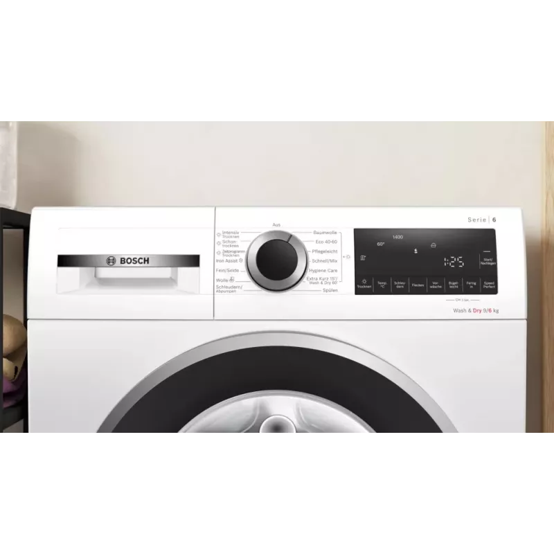 Bosch WNG24442 πλυντήριο-στεγνωτήριο μπροστινής φόρτωσης ελεύθερο λευκό