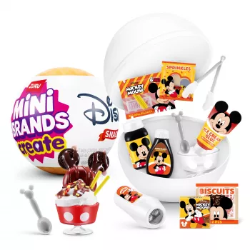 Mini Brands Create Disney Snacks Σειρά 1 κάψουλα, κουζίνα, 8 έτος(-η), μπαταρίες περιλαμβάνονται, LR44, πολύχρωμο