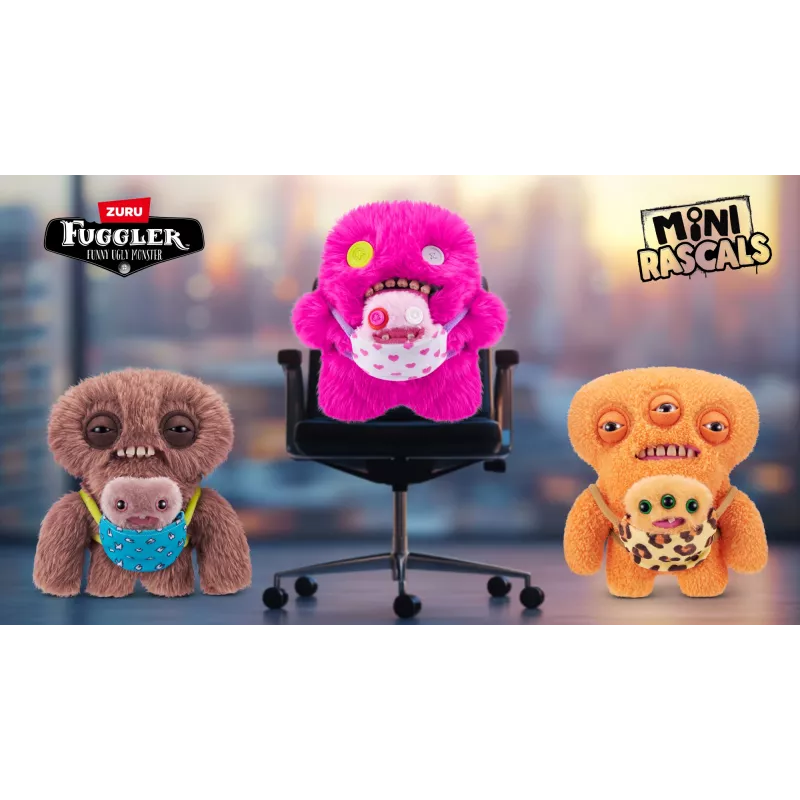ZURU Fuggler Mini Rascals 9 ιντσών assorted Σειρά 1 (Double Trouble).