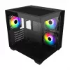 Fortron FSP κουτί υπολογιστή Mini S140 BA micro-ATX / M-ITX, ARGB, μαύρο