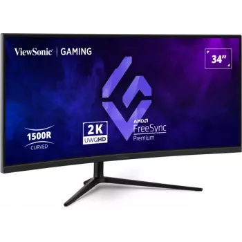 Οθόνη υπολογιστή Viewsonic VX3418C-2K 86,4 cm (34 ίντσες) 3440 x 1440 pixel UltraWide Quad HD μαύρη