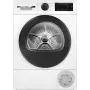 Bosch Serie 6 WQG243D41 Στεγνωτήριο ρούχων ελεύθερης τοποθέτησης μπροστινής φόρτωσης 9 kg Λευκό