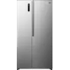 Gorenje Side by Side NRS917E41X SI, ελεύθερης τοποθέτησης, American Door, γκρι, 2 πόρτες, αφής, LED