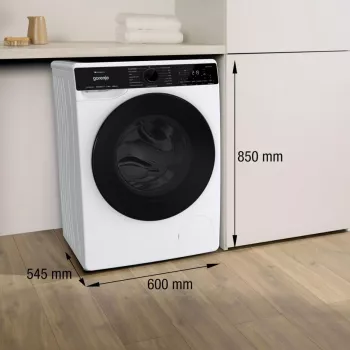 Gorenje WPNA84A2TS πλυντήριο ρούχων μπροστινής φόρτωσης 8 kg 1400 U/min μαύρο, λευκό
