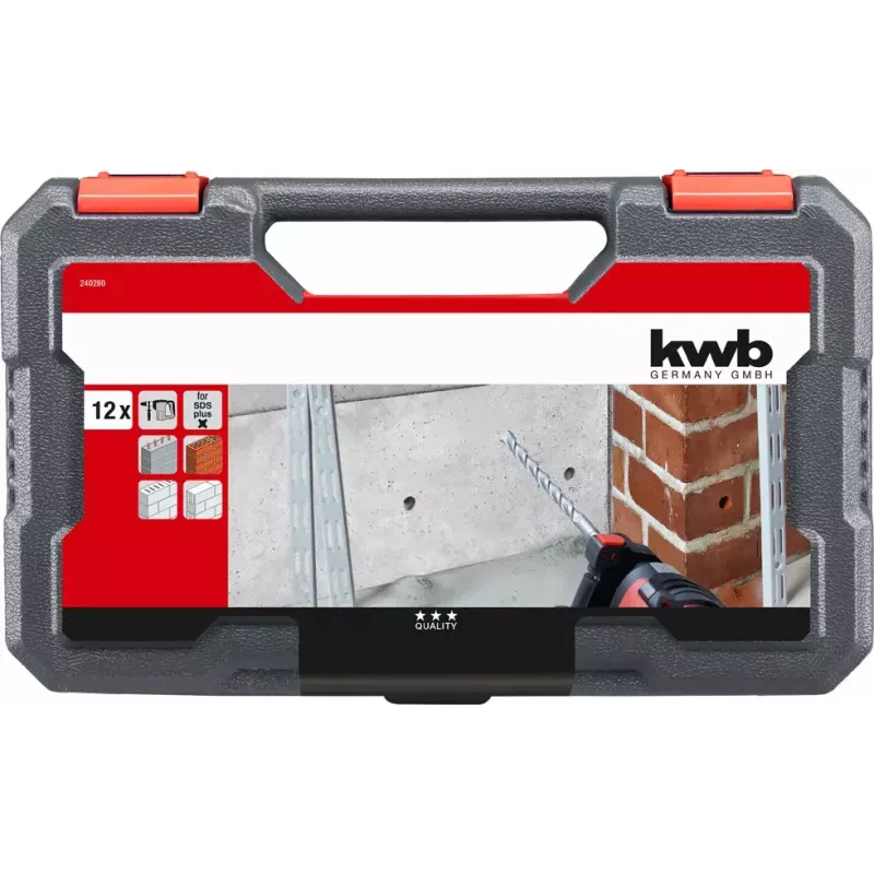 Σετ τρυπανιών τοίχου KWB 240280