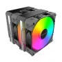 Ψύκτρα CPU Montech NX600 ARGB, μαύρη, ανεμιστήρας 120 mm, φωτισμός ARGB