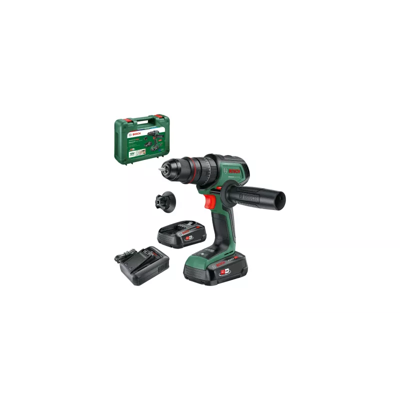 Bosch AdvancedImpact 18V-80 QuickSnap 1950 U/min Χωρίς κλειδί 890 g Μαύρο, Πράσινο