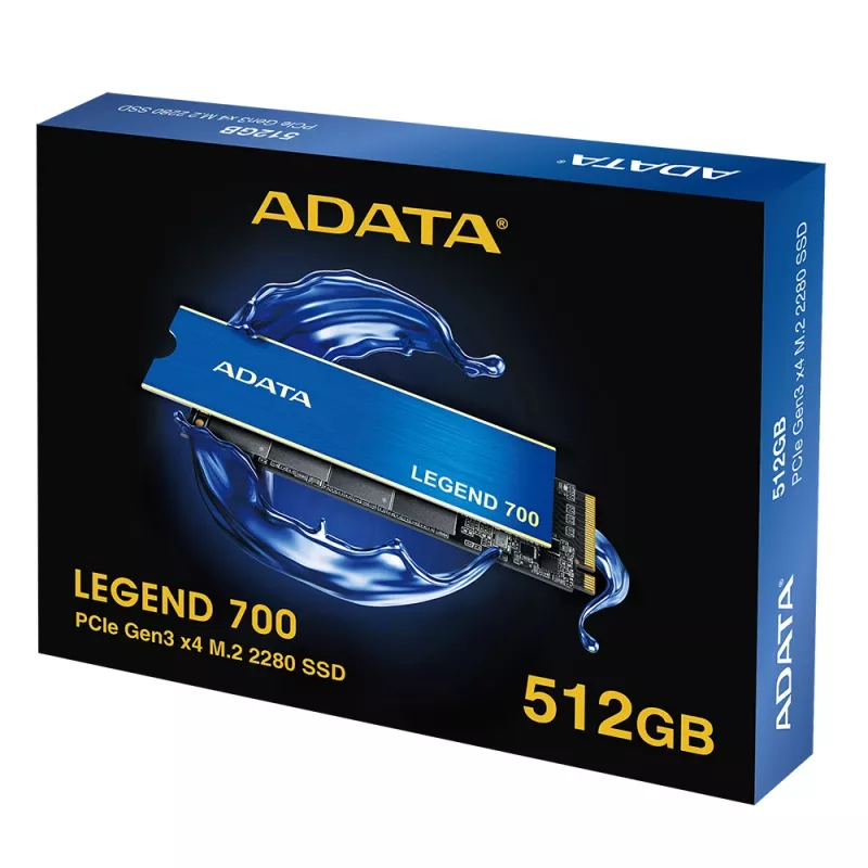 Δίσκος SSD ADATA 512 GB M.2 2280 PCIe Gen3x4 ALEG-700-512GB