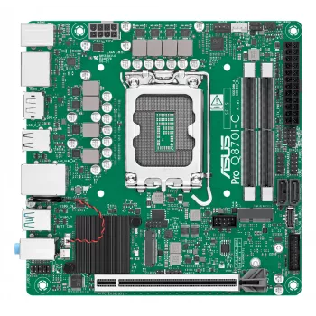 Μητρική Mini-ITX ASUS PRO Q870I-C-CSM LGA 1851, Intel Q870, DDR5 SO‑DIMM, 2 υποδοχές, έως 128 GB