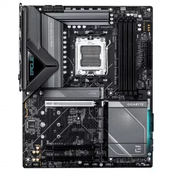 Μητρική GIGABYTE X870E EAGLE X3D WIFI7 - Υποστηρίζει AMD Ryzen 9000 CPUs, 14+2+2 φάσεις Digital VRM, έως 9000Hz DDR5 (OC), 1xPCIe 5.0 + 3xPCIe 4.0, Wi-Fi 7, 5GbE LAN, USB 4