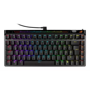 Μηχανικό πληκτρολόγιο gaming ASUS ROG Falchion Ace 75% — USB, μαγνητικοί-μηχανικοί διακόπτες, RGB, μαύρο