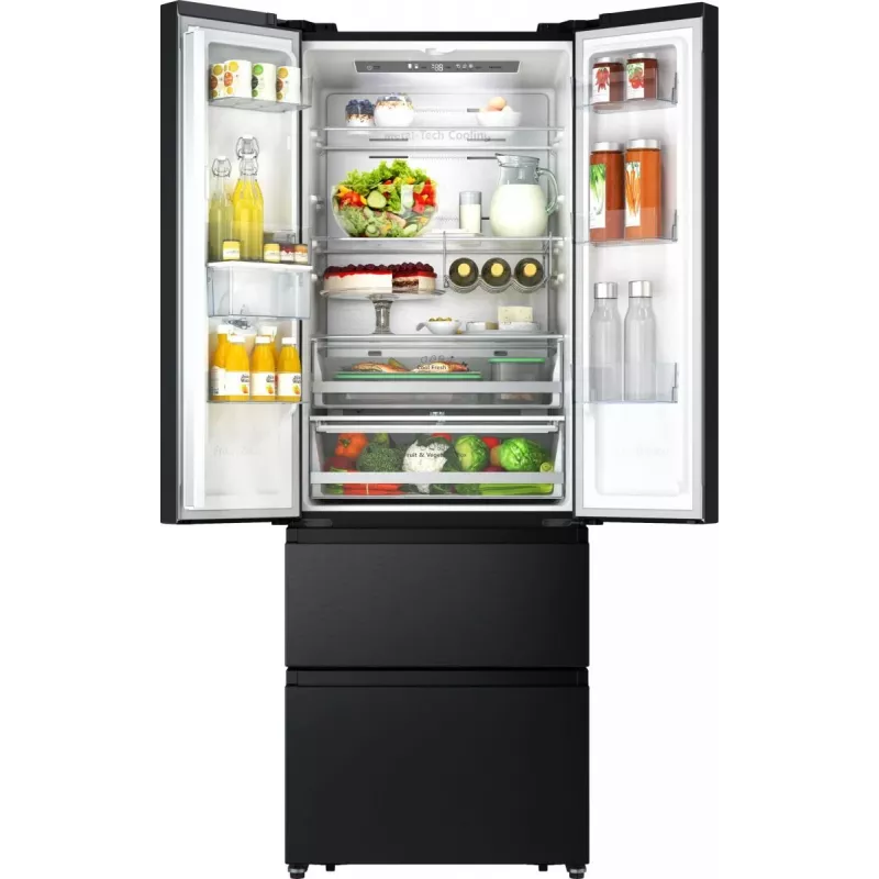 Hisense RF632N4WFE ψυγείο Side-by-Side ελεύθερο 485 L μαύρο