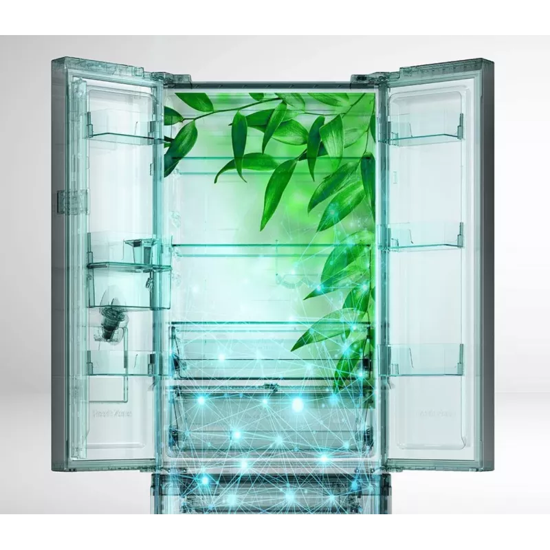 Hisense RF632N4WFE ψυγείο Side-by-Side ελεύθερο 485 L μαύρο