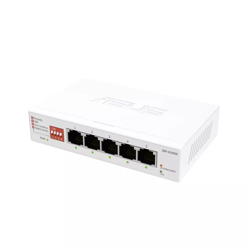 ASUS QG-U1050 Unmanaged 2.5G Ethernet (100/1000/2500) Λευκό