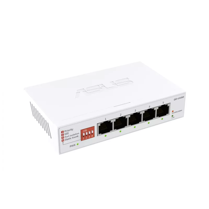 ASUS QG-U1050 Unmanaged 2.5G Ethernet (100/1000/2500) Λευκό