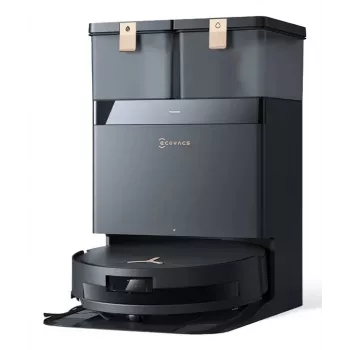 Ρομποτική σκούπα Ecovacs Deebot T50 MAX PRO OMNI Gen2 — 18500 Pa ισχύς αναρρόφησης, 180 min χρόνος λειτουργίας, μαύρη