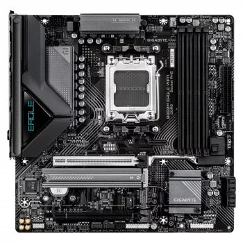 Μητρική GIGABYTE B850M EAGLE WIFI7 — Micro ATX, Socket AM5, AMD B850, DDR5 έως 8200 MHz (O.C.), 4 DIMM, PCIe 5.0, Wi‑Fi 7, 2.5 GbE