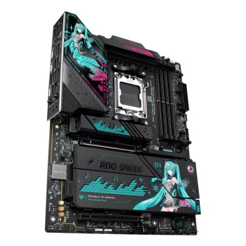 Μητρική πλακέτα ASUS ROG STRIX X870E-H GAMING MIKU WIFI7 ATX για Socket AM5, υποστήριξη DDR5