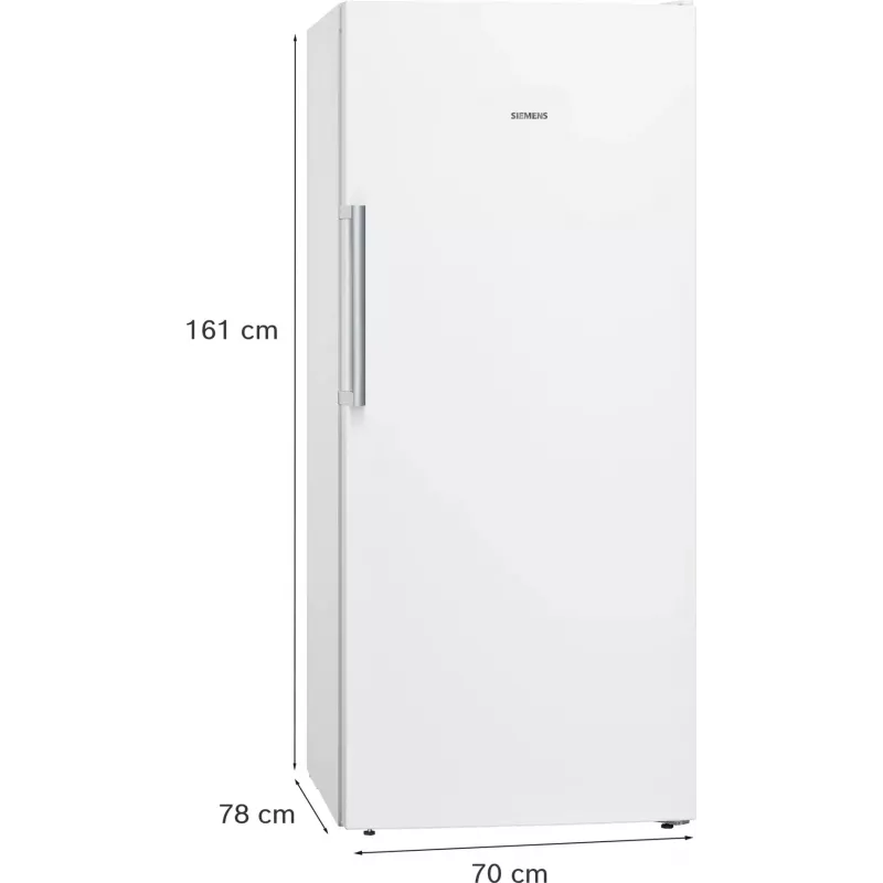 Siemens GS51NAWCV καταψύκτης ντουλάπα freestanding 290 L λευκό