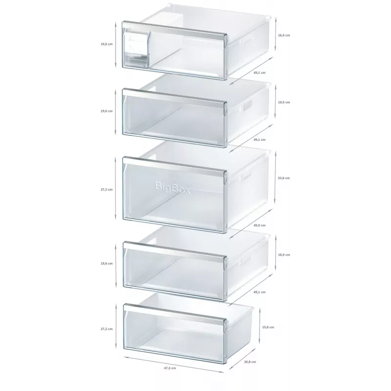 Siemens GS51NAWCV καταψύκτης ντουλάπα freestanding 290 L λευκό