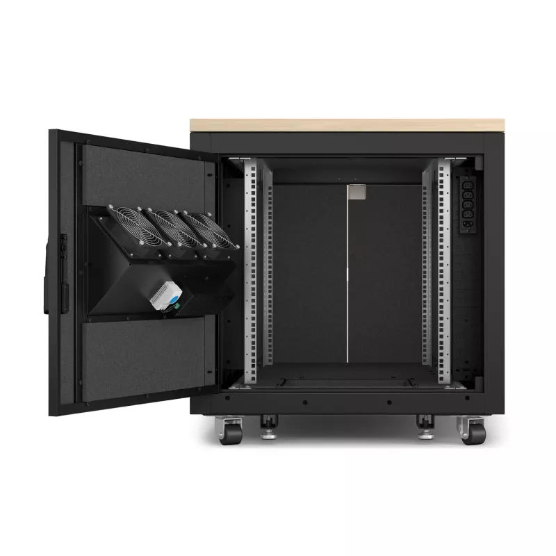 APC NetShelter ηχομονωμένο, 12U, περίβλημα rack server, Σφενδάμι