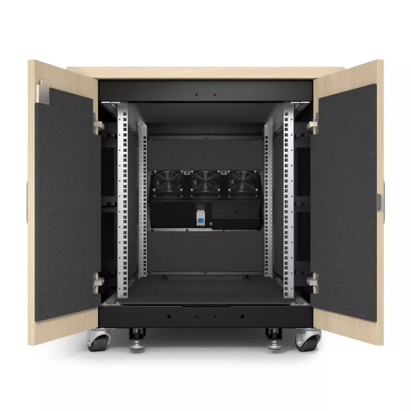 APC NetShelter ηχομονωμένο, 12U, περίβλημα rack server, Σφενδάμι