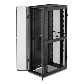 APC NetShelter SX, Θήκη rack δικτύωσης, 48U, 2258H x 750W x 1200D mm, με πλαϊνά, μαύρο