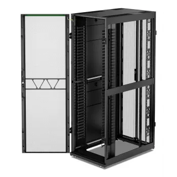 APC NetShelter SX, Θήκη rack δικτύωσης, 48U, 2258H x 750W x 1200D mm, με πλαϊνά, μαύρο