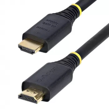 StarTech.com 5m (16ft) πιστοποιημένο καλώδιο Ultra High Speed HDMI, 8K 60Hz/4K 120Hz, καλώδιο HDMI 2.1 με HDR10+ / eARC, 48Gbps, καλώδιο HDMI 8K για οθόνη/τηλεόραση/display, εύκαμπτο περίβλημα TPE