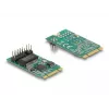 DeLOCK 95272 Εσωτερική κάρτα δικτύου 2500 Mbit/s Ενσύρματη M.2 Ethernet
