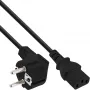 InLine 45 τεμ. Bulk-Pack Καλώδιο τροφοδοσίας, CEE 7/7 γωνιακό / 3-πολικό IEC C13 1 m