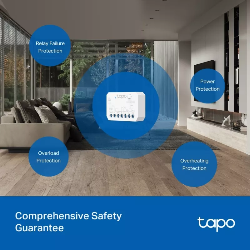 TP-Link TAPO S110E(UN) Smart-Home Actuator Διακόπτης 7 καναλιών