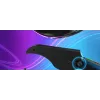 Κιθάρα PDP Riffmaster μαύρο γκρι ασύρματη PC PS4 PS5 36h μπαταρία