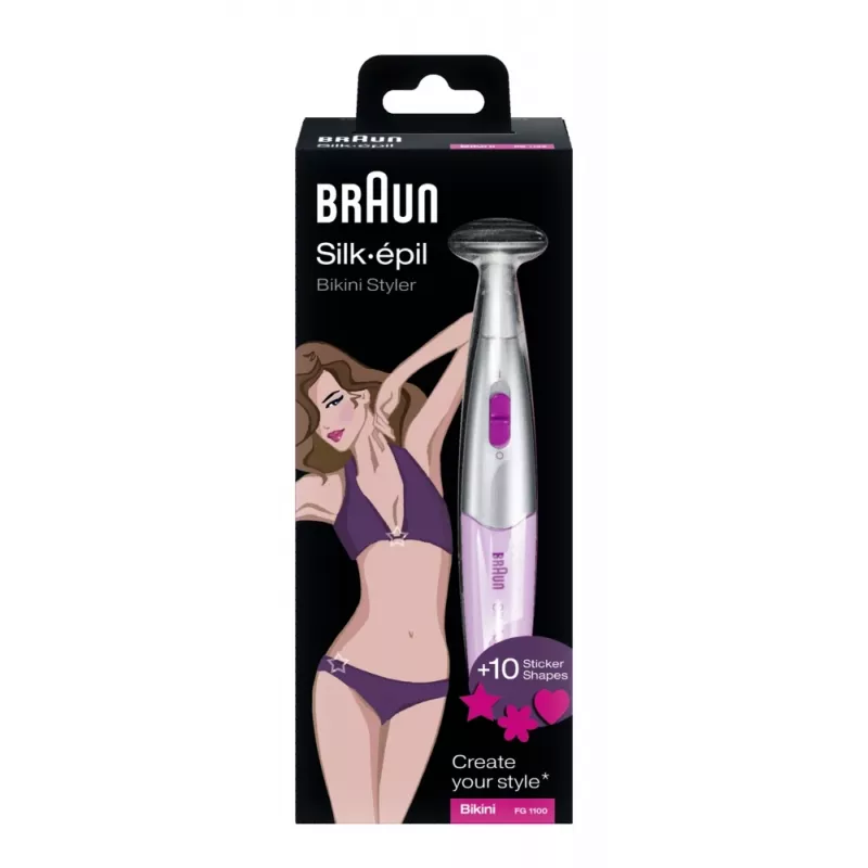 Braun Silk-épil Bikini Styler FG 1100 2 εξαρτήματα λευκό