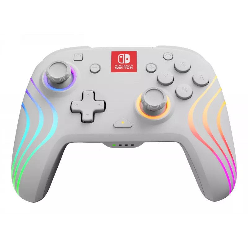 PDP Afterglow Wave Λευκό Gamepad Αναλογικό / Ψηφιακό Nintendo Switch, Nintendo Switch OLED